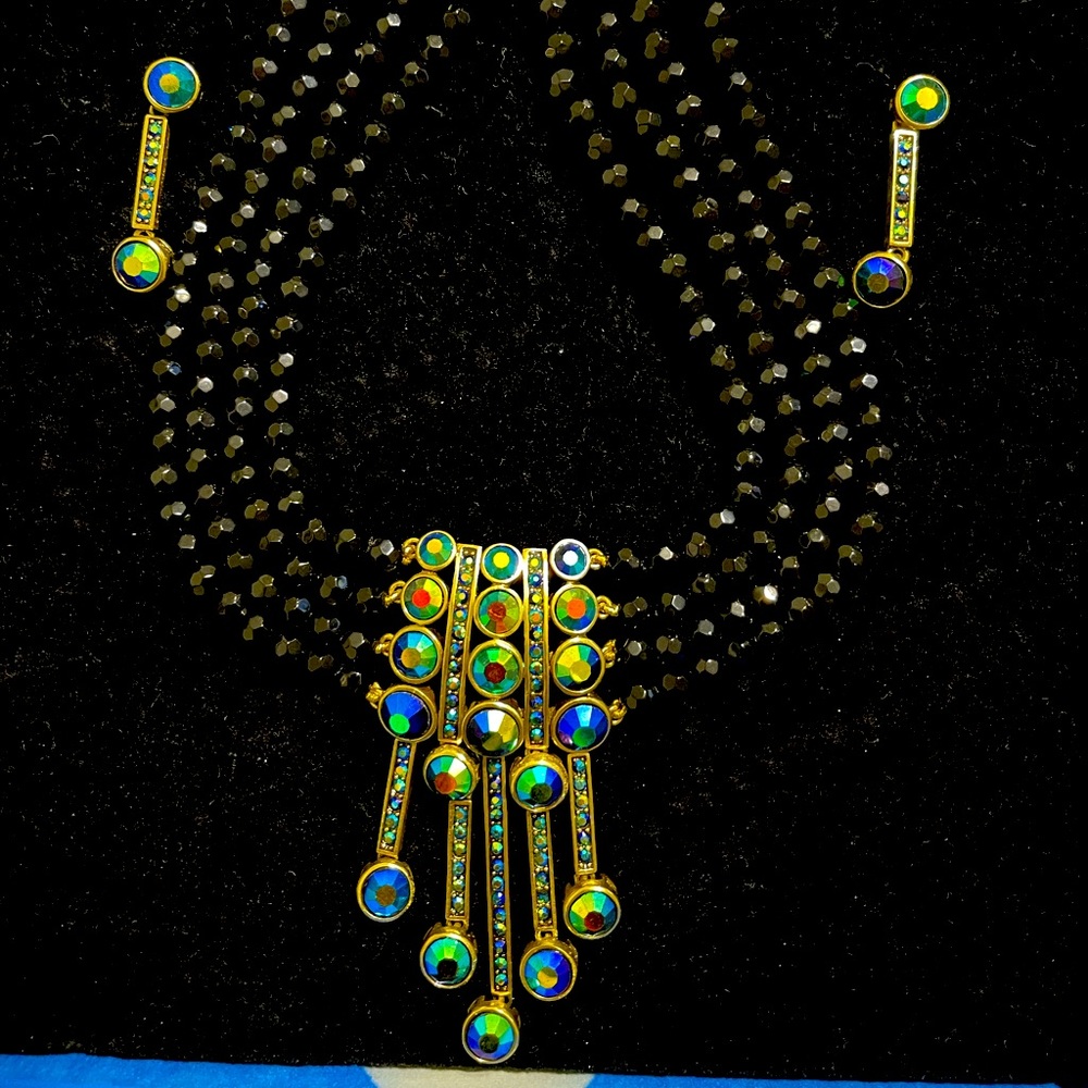 Statement Necklace Black Fashion Jewelry